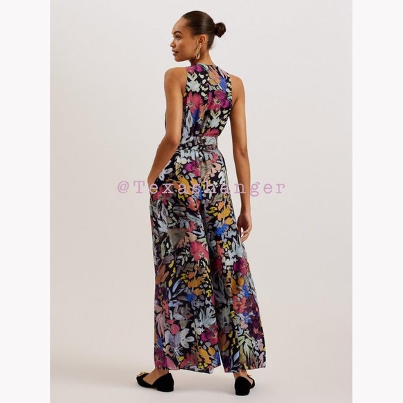 NWT Ted Baker Orta Jumpsuit Size 14 Black - Picture 3 of 15